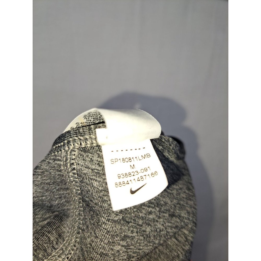 Nike Medium Support Bra Logo Cross Back Gray/Pink 938823-091 - Picture 3 of 3